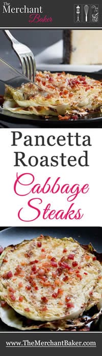 Pancetta Roasted Cabbage Steaks