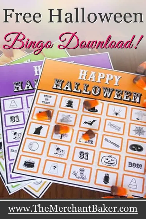 Free Halloween Bingo Download!