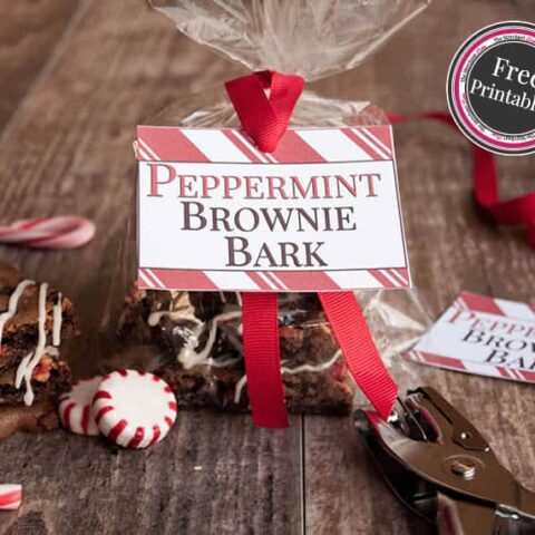 Peppermint Brownie Bark