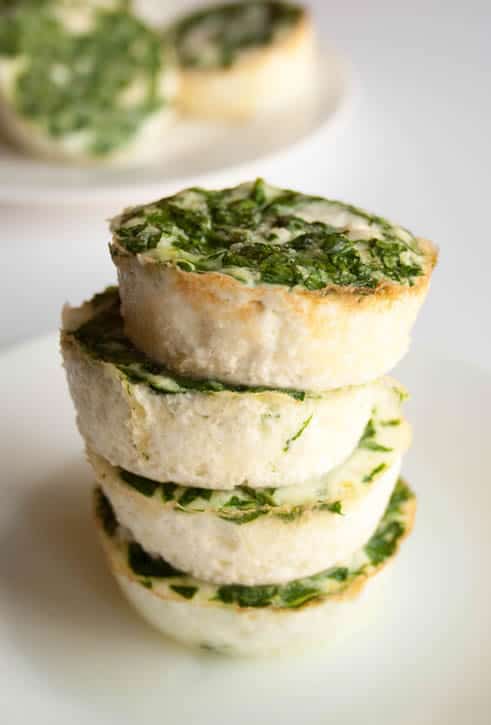 Make Ahead Breakfast Recipes. Spinach Feta Egg White Cups. Make this healthy protein rich breakfast ahead of time and have a hot breakfast ready to go when you are!