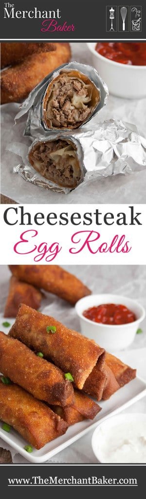 Cheesesteak Egg Rolls