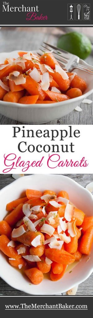 Pineapple Coconut Glazed Carrots