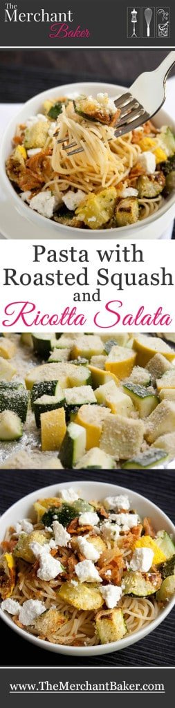 Pasta with Roasted Squash and Ricotta Salata