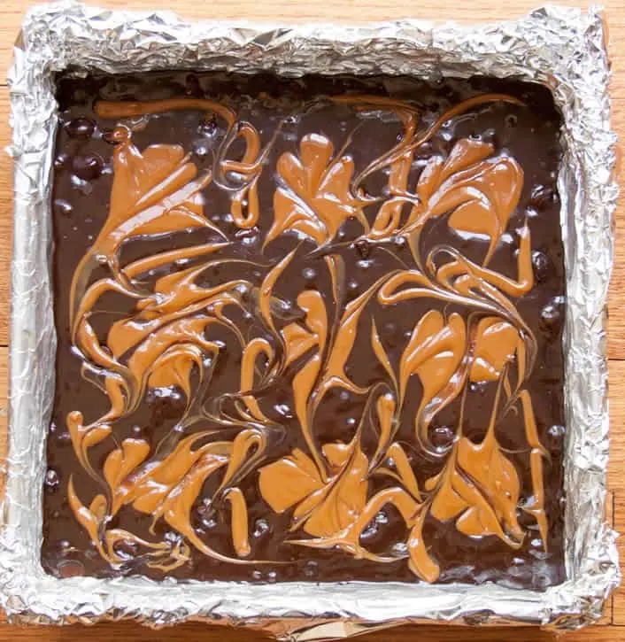 dulce de leche brownies-2