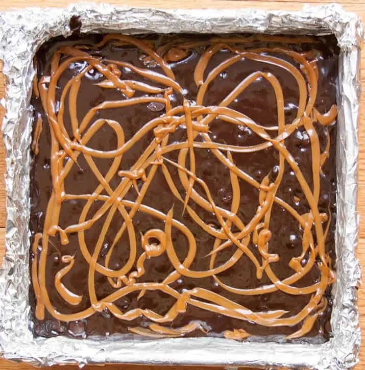 dulce de leche brownies-3