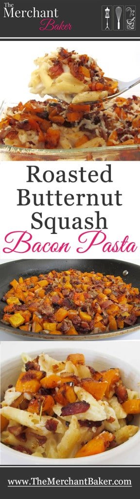 Butternut Squash Bacon Pasta