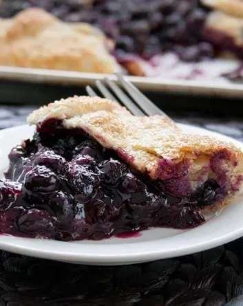 Blueberry-Galette