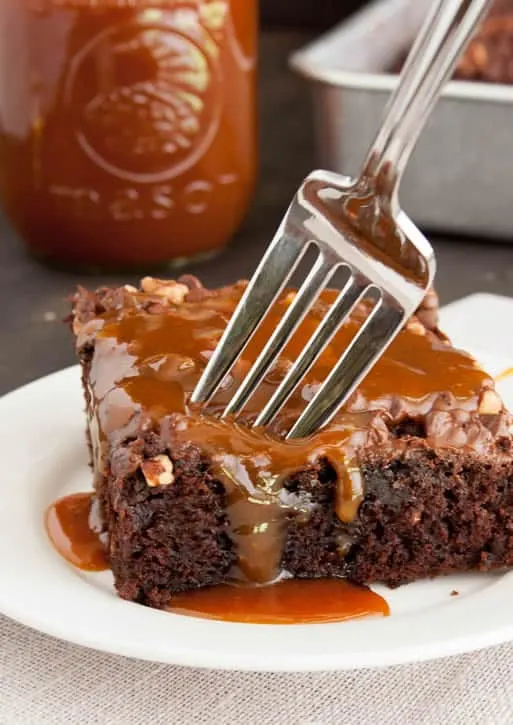 Chocolate Turtle Zucchini Cake-6