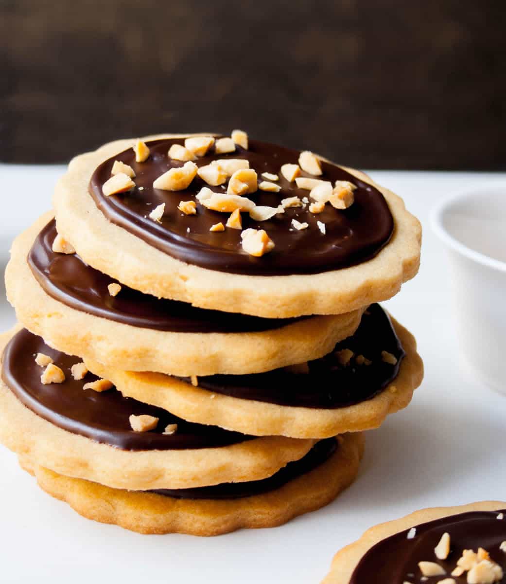 Fudge Topped Peanut Butter Cookie Tarts-10