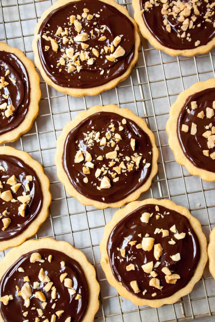 Fudge Topped Peanut Butter Cookie Tarts The Merchant Baker