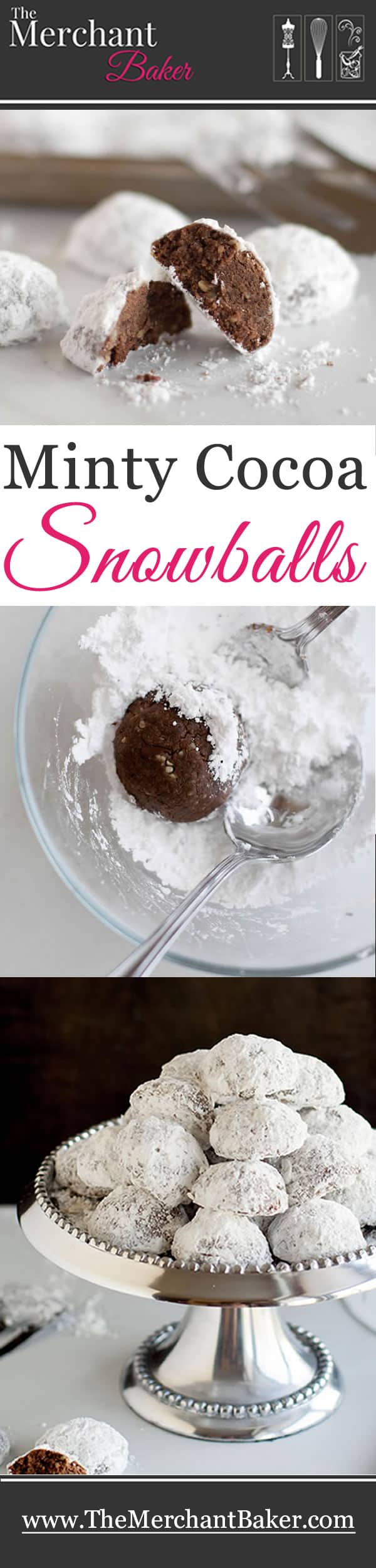 Minty Cocoa Snowballs