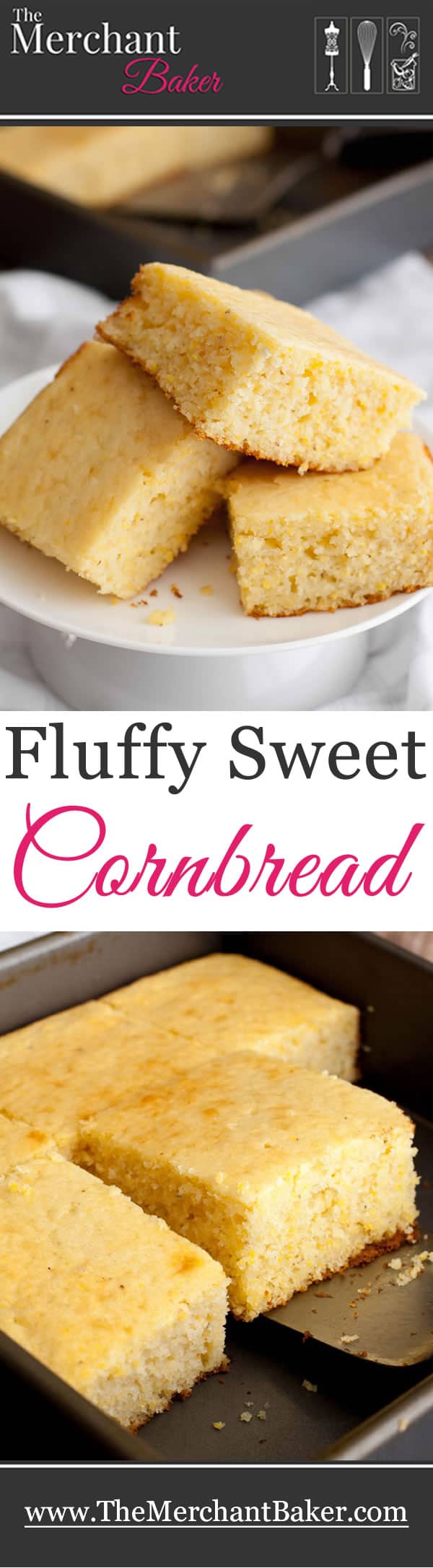 Fluffy Sweet Cornbread