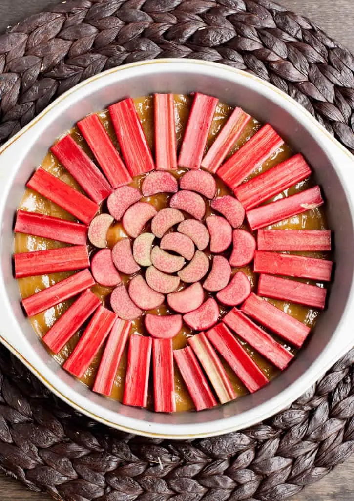 Rhubarb Upside Down Cake