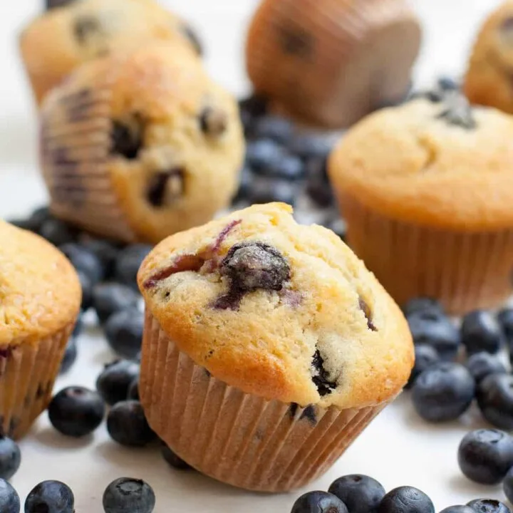 Blueberry Cream Cheese Muffins