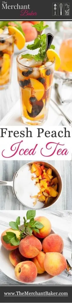 Fresh Peach Iced Tea