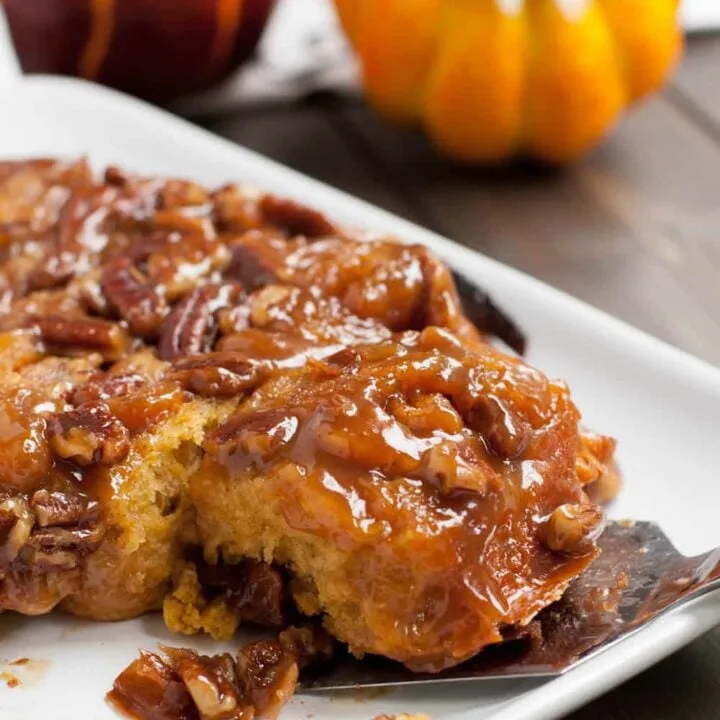 Pumpkin Biscuit Sticky Buns