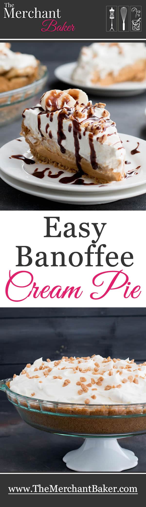Easy Banoffee Cream Pie
