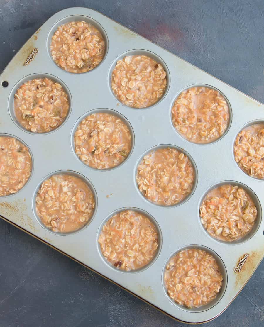 Ultimate Carrot Cake Baked Oatmeal. A surprising cream cheese center adds to the heartiness of this delicious baked oatmeal. Great for breakfast to go!