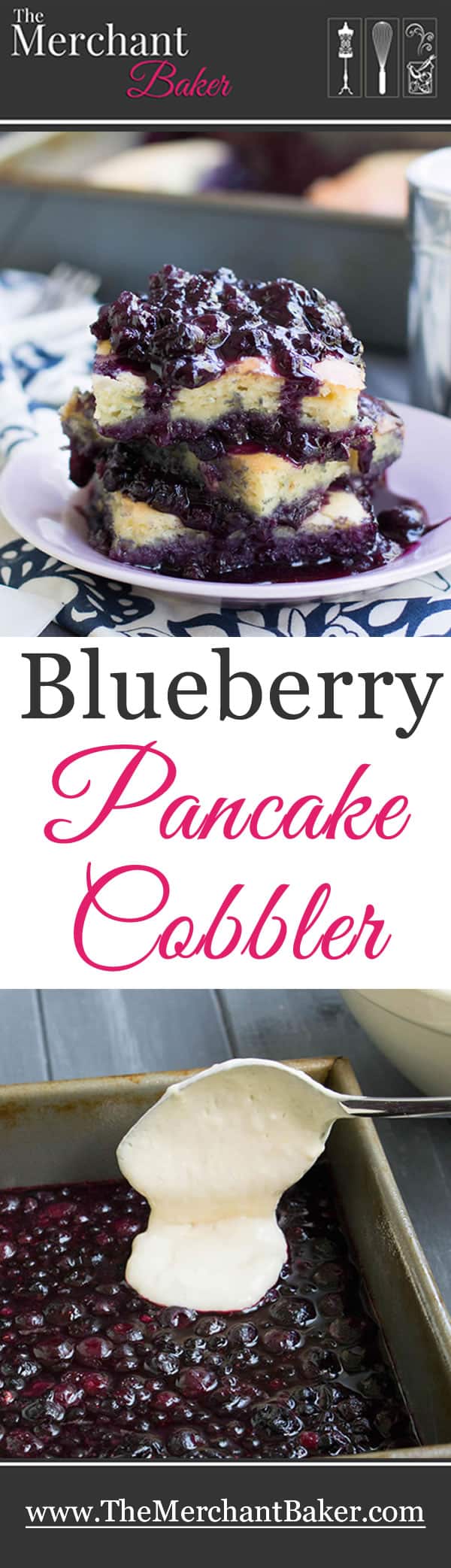 Blueberry Pancake Cobbler