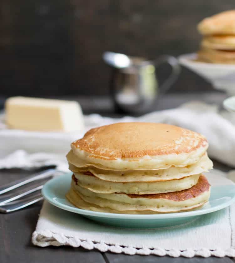 Fluffy Buttermilk Pancakes. It's easy to make classic fluffy buttermilk pancakes from scratch. This recipe makes a great base for other flavors and add ins.
