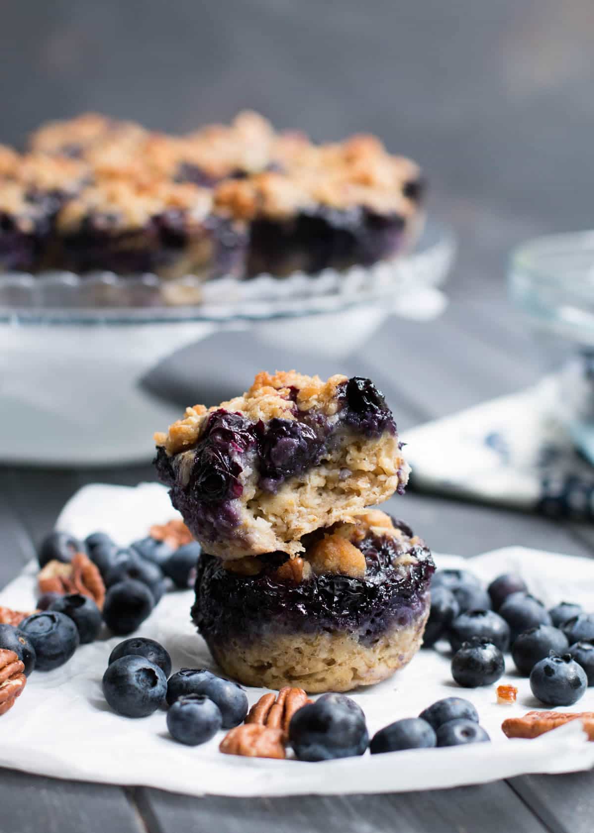 Make Ahead Breakfast Recipes. Blueberry Pie Baked Oatmeal. A pile of fresh blueberries and buttery crumb topping create a delicious fruity pie layer on top of hearty baked oatmeal.
