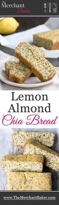 Lemon Almond Chia Bread