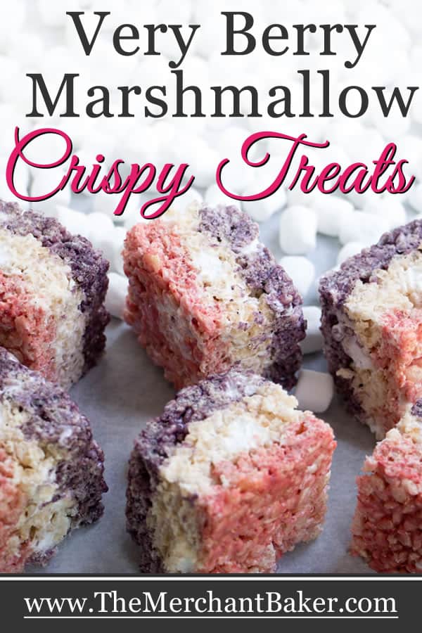 Very Berry Marshmallow Crispy Treats