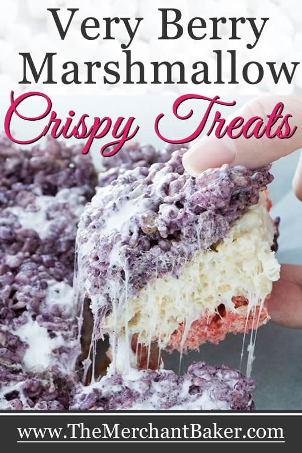 Very Berry Marshmallow Crispy Treats