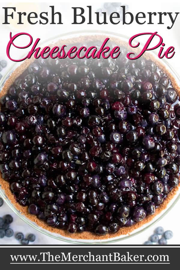 Fresh Blueberry Cheesecake Pie
