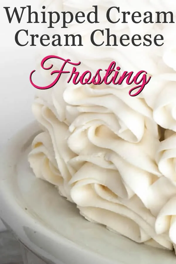 Whipped Cream Cream Cheese Frosting