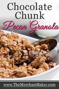 Chocolate Chunk Pecan Granola
