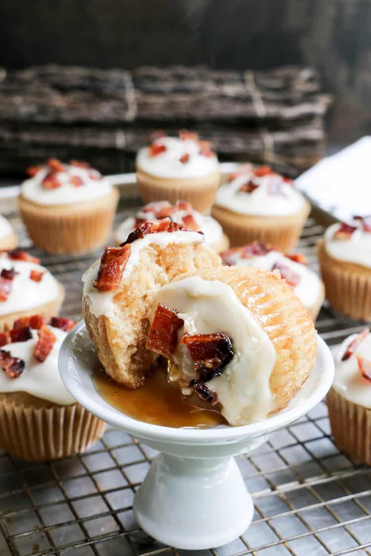 Glazed Bacon Maple Syrup Muffins The Merchant Baker