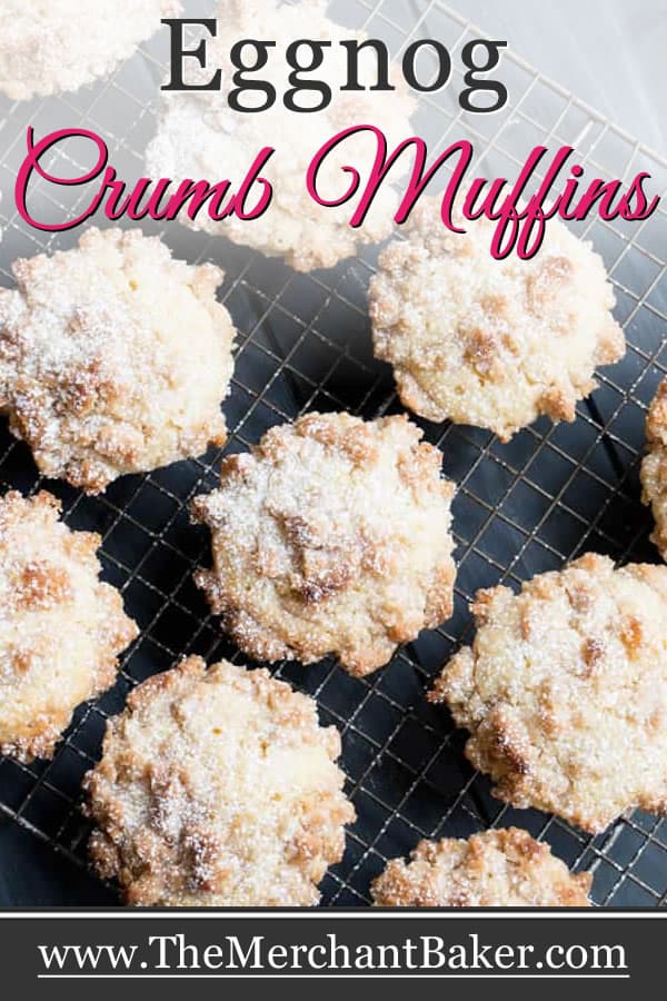 Eggnog Crumb Muffins
