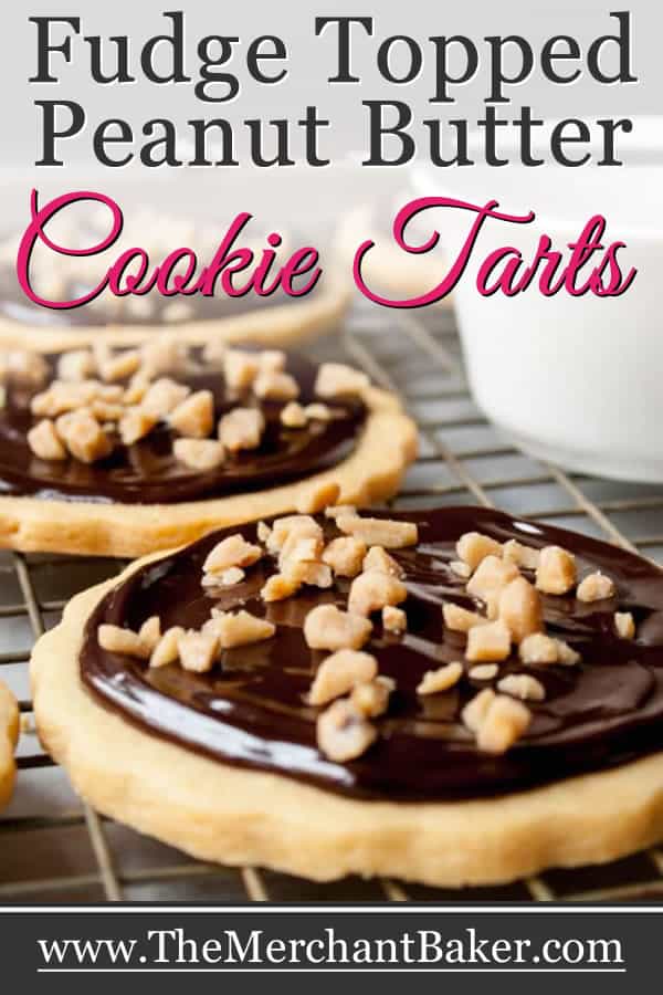 Fudge-Topped-Peanut-Butter-Cookie-Tarts