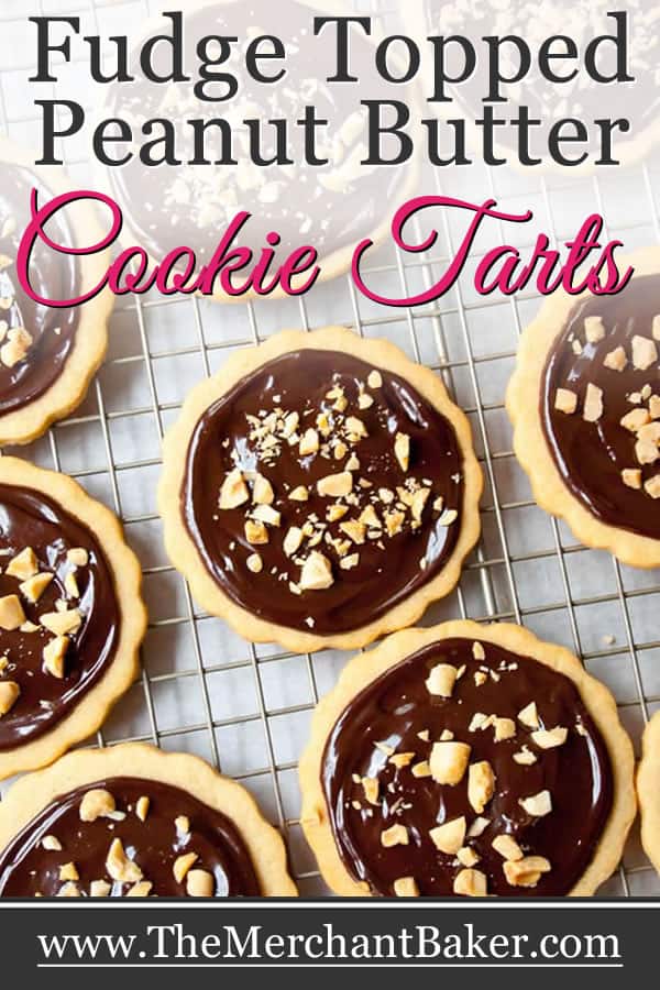 Fudge-Topped-Peanut-Butter-Cookie-Tarts